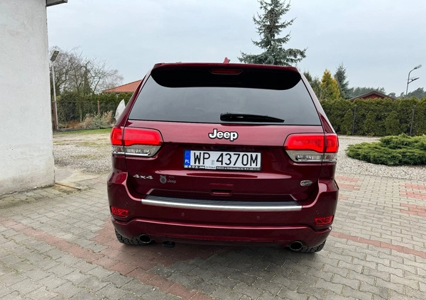 Jeep Grand Cherokee cena 149900 przebieg: 107100, rok produkcji 2018 z Włocławek małe 667